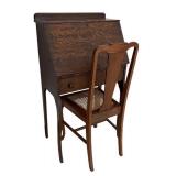 MB - Vintage Secretary Desk with Chair