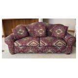 LL  - Southern Furniture Company Patterned Sofa / Couch