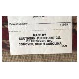 LL  - Southern Furniture Company Patterned Sofa / Couch