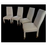 DR - Set of 4 Contemporary Upholstered Dining Chairs
