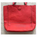 MB - Joy Susan Red Handbag with Matching Pouch