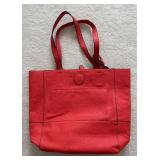 MB - Joy Susan Red Handbag with Matching Pouch