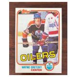 MB - 1981 Topps Wayne Gretzky Oilers Trading Card