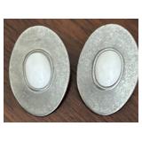 MB - Set of 3 Pairs Vintage Clip-On Earrings Assorted Styles