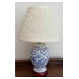 MB - Blue and White Asian Ginger Jar Table Lamp