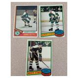 MB - Minnesota North Stars Vintage Hockey Card Collection by Topps and O-Pee-Chee
