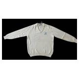 MB - Burberrys of London Lambswool Sweater Size 44 with Carlton Golf Club Crest