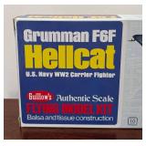 MB - Guillows Grumman F6F Hellcat WW2 Carrier Fighter Flying Model Kit