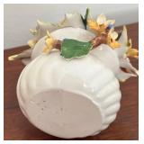 MB - Vintage Capodimonte Style Porcelain Floral Arrangement