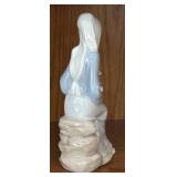 MB - Lladro Porcelain Figurine Girl with Calla Lillies