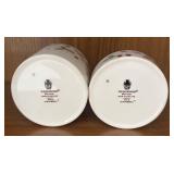 MB - Pair of Wedgwood Wild Strawberry Bone China Trinket Boxes