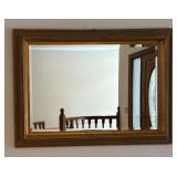 E - Elegant Mirror with Ornate Gold Frame