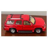 MB - Collection of 4 Diecast Model Vehicles - Corgi and Welly London Buses, Red SUV and Black Sports Car