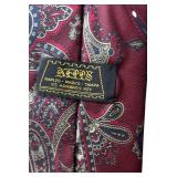 MB - Collection of 8 Designer Neck Ties including Tommy Hilfiger, Berkley, Zylos by George Machado and More