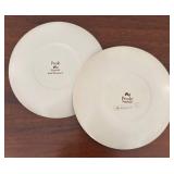 MB - Set of 2 Poole England Collector Plates Autumn 1 and Winter 1