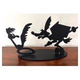 MB - Tex Welch Limited Edition Metal Sculpture Wile E. Coyote and Roadrunner