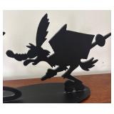 MB - Tex Welch Limited Edition Metal Sculpture Wile E. Coyote and Roadrunner