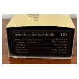 MB - Super Cardioid Dynamic Microphone Model 103 with Holder and Cable