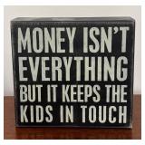 MB - Decorative Photo Frame and Motivational Wood Block Signs Set