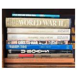 O - Collection of Military History and Naval Books Including World War II and US Navy
