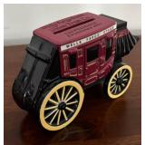 MB - Pair of Wells Fargo Stagecoach Banks with Keys
