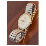 K - Wittnauer 10K Gold Filled Automatic Wristwatch with Expanding Band