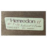 LR - Vintage Henredon Square Coffee Table with Cabriole Legs