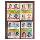 MB - 1974-75 O-Pee-Chee NHL Team Leaders Hockey Card Collection
