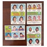 MB - 1974-75 O-Pee-Chee NHL Team Leaders Hockey Card Collection