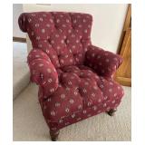 LL  - P.A. Bergner Tufted Chair with Ottoman