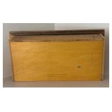 LL  - Vintage Emergency Glass Box Columbia Hotel Lounge Grand Forks ND with Hammer