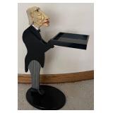 LL  -The Bombay Company Vintage "James the Butler" Serving Tray