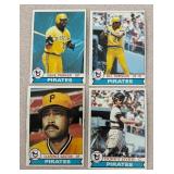 MB - 1978 Topps Pittsburgh Pirates Baseball Card Lot - 16 Cards