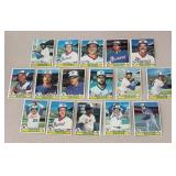 MB - Set of Atlanta Braves Topps Baseball Trading Cards
