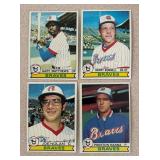 MB - Set of Atlanta Braves Topps Baseball Trading Cards