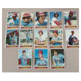 MB - 1979 Topps St. Louis Cardinals Baseball Card Lot