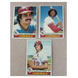 MB - 1979 Topps St. Louis Cardinals Baseball Card Lot