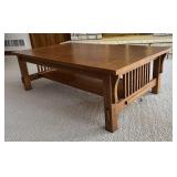 LL  - Mission Style Oak Coffee Table