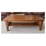 LL  - Mission Style Oak Coffee Table