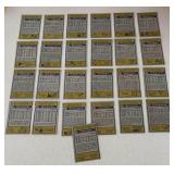 MB - Collection of Vintage Football Punter Trading Cards