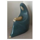 LL  - Navajo Pottery Madonna and Child Sculpture by Jack Black