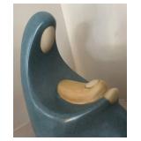 LL  - Navajo Pottery Madonna and Child Sculpture by Jack Black