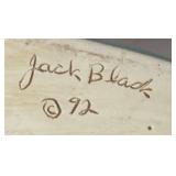 LL  - Navajo Pottery Madonna and Child Sculpture by Jack Black