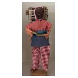 LL  - Set of 4 Handcrafted Guatemalan Ethnic Dolls on Wood Bases