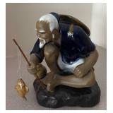 LL  - Shiwan Mudman Fisherman Figurine