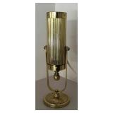 LL  - Vintage Brass Adjustable Up Light Lamp