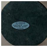 LL  - Vintage Brass Adjustable Up Light Lamp