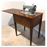 LL  - Vintage Kenmore Model 1120 Sewing Machine with Sewing Table