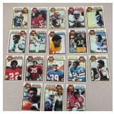 MB - Collection of Vintage NFL Running Back Sports Cards