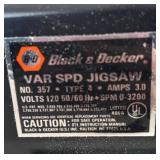 LL  - Black & Decker Variable Speed Jigsaw Model: 357-05